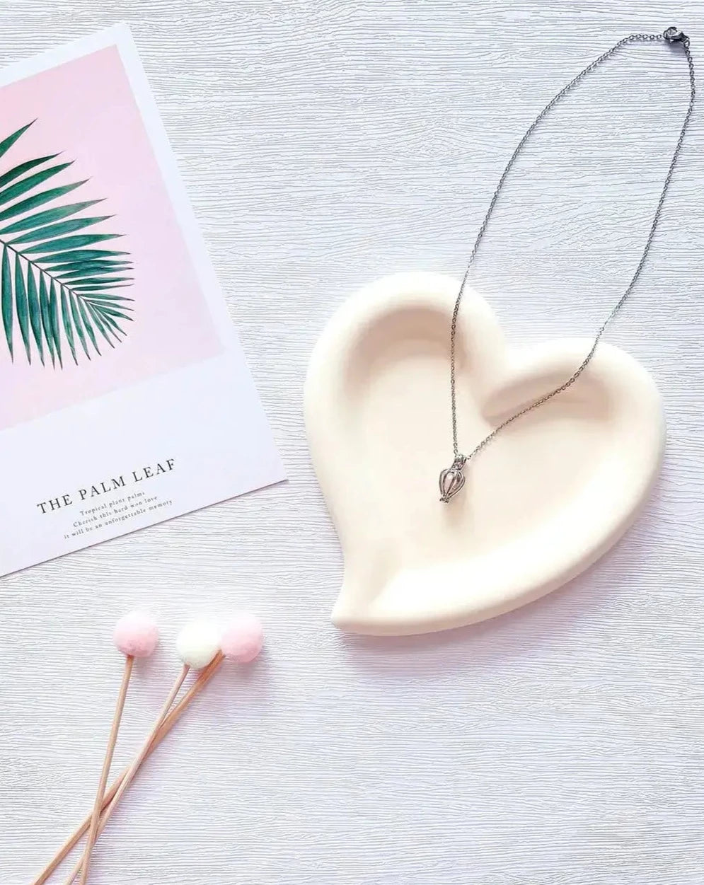 Silver Necklace with Pearl The Rose Ark