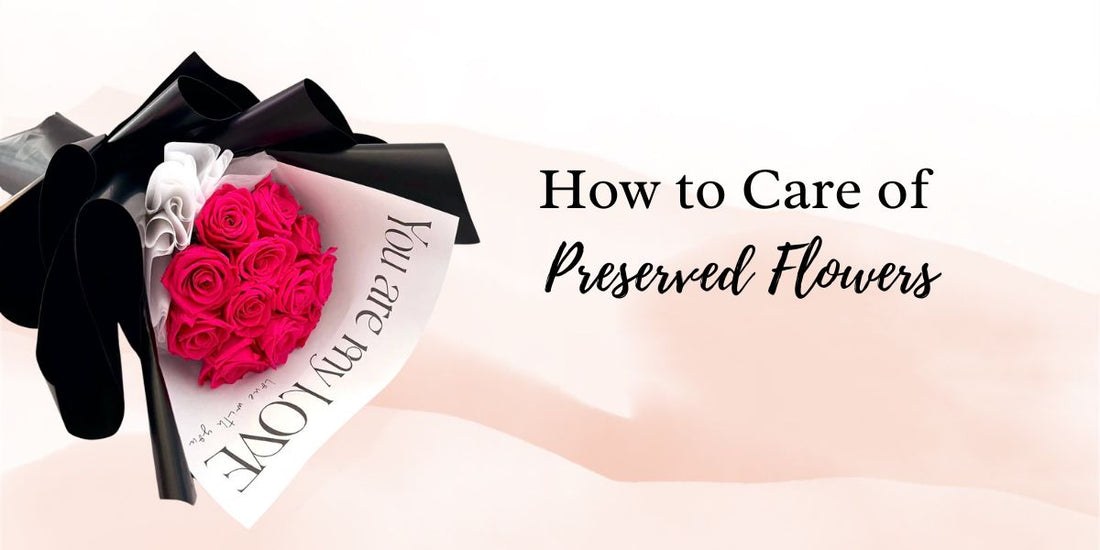 A Guide To Taking Care of Preserved Flowers - The Rose Ark