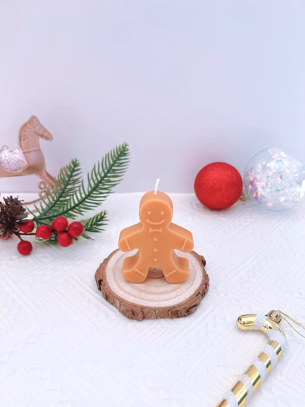 Gingerbread Man Candle The Rose Ark