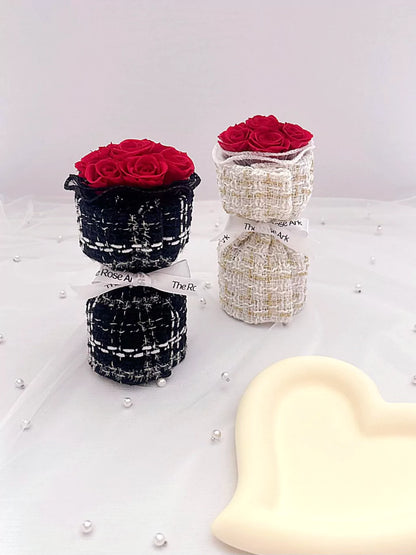 MINI ETERNAL ROSE DOME (Black)