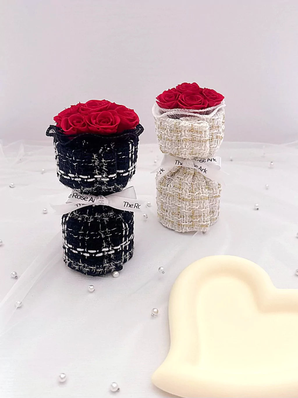 MINI ETERNAL ROSE DOME (White)