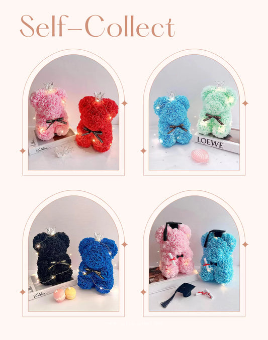Small rose bear series for self collection